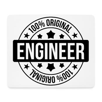 Engineer - Mousepad (Querformat) - Weiß - Vorne
