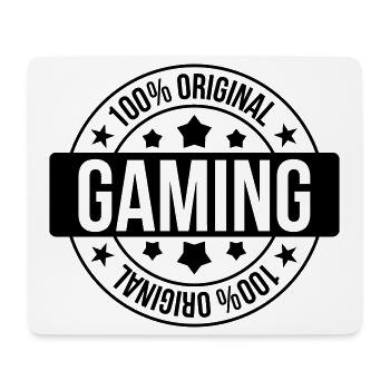 Gamer / Gaming - Tapis de souris (format paysage) - blanc - Devant