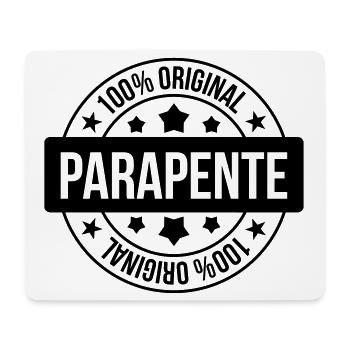 Parapente Parapentiste Sport Extrême Parachutisme - Tapis de souris (format paysage) - blanc - Devant