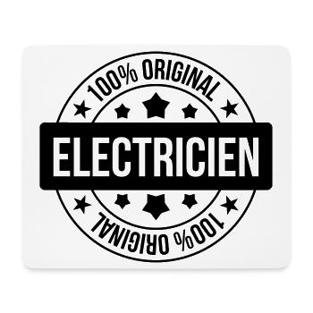 Elektriker / Elektrizität / Arbeit / Job - Mousepad (Querformat) - Weiß - Vorne