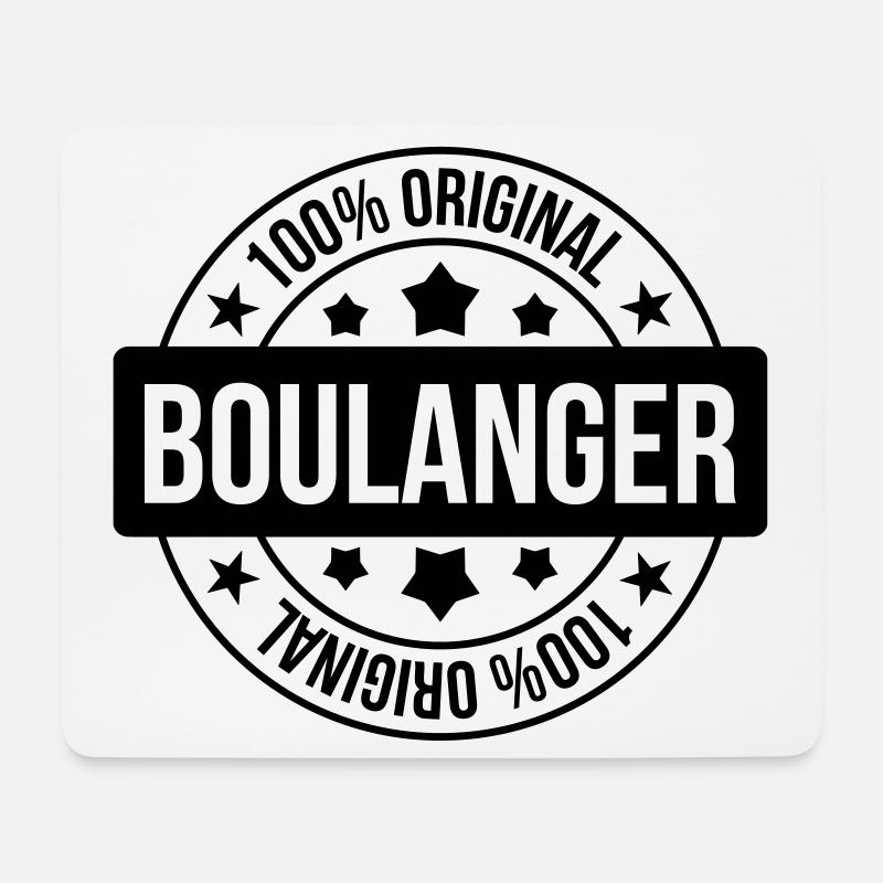 Bäckerei / Kuchen / Arbeit / Job - Mousepad (Querformat) - Weiß