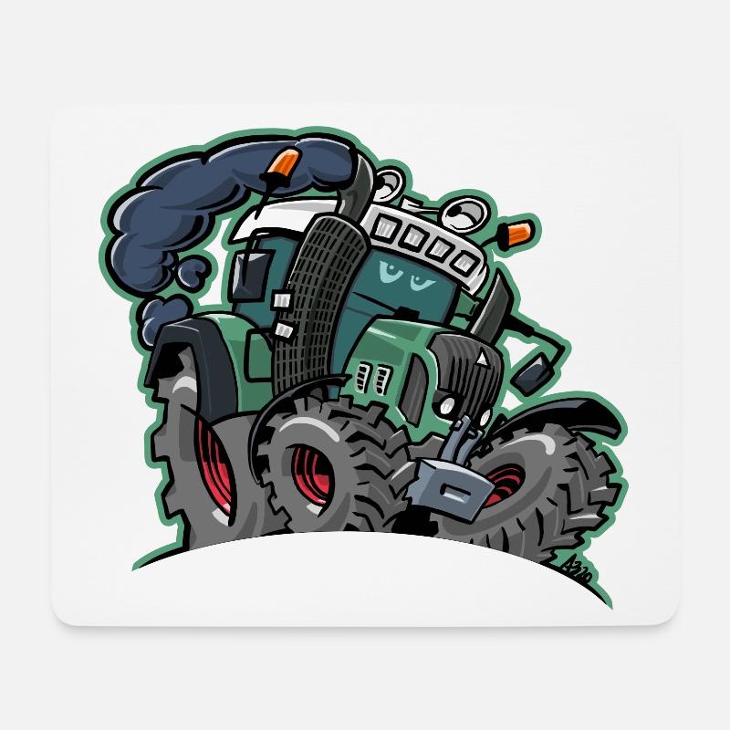 0922 F Kante - Mousepad (Querformat) - Weiß