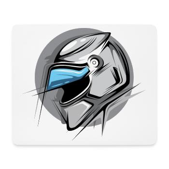 racing helmet Illustration Icon Graphic icon Logo - Mouse Pad (horizontal) - white - Front