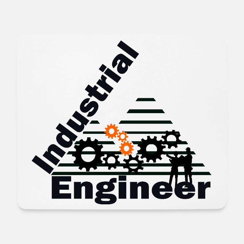 Industrial Engineering Funny Engineer - Mouse Pad (horizontal) - white
