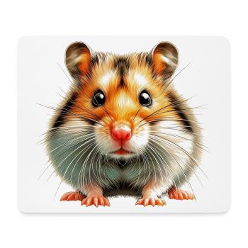 Hamster - Mouse Pad (horizontal) - white - Front