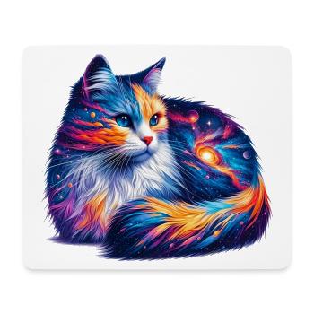 Katze - Mousepad (Querformat) - Weiß - Vorne