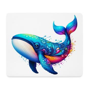 Wal - Mousepad (Querformat) - Weiß - Vorne