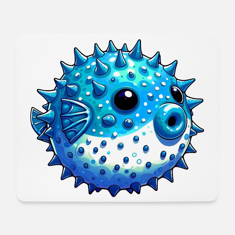 Blowfish - Mouse Pad (horizontal) - white