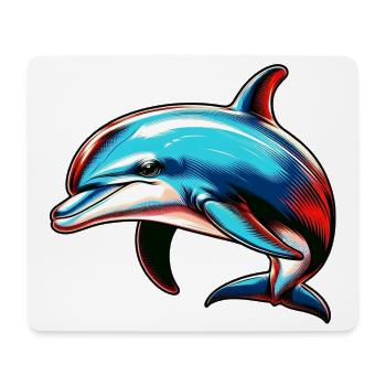 Dolphin - Mouse Pad (horizontal) - white - Front