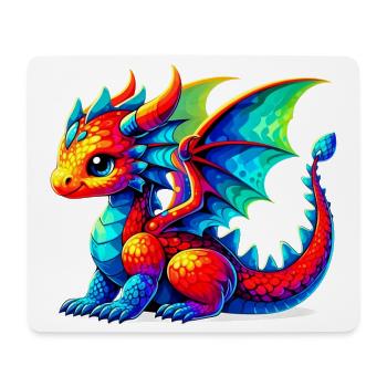 Dragon - Mouse Pad (horizontal) - white - Front