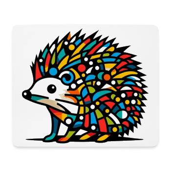 Hedgehog - Mouse Pad (horizontal) - white - Front