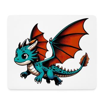 Dragon - Mouse Pad (horizontal) - white - Front