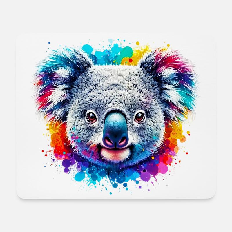 Koala - Mousepad (Querformat) - Weiß