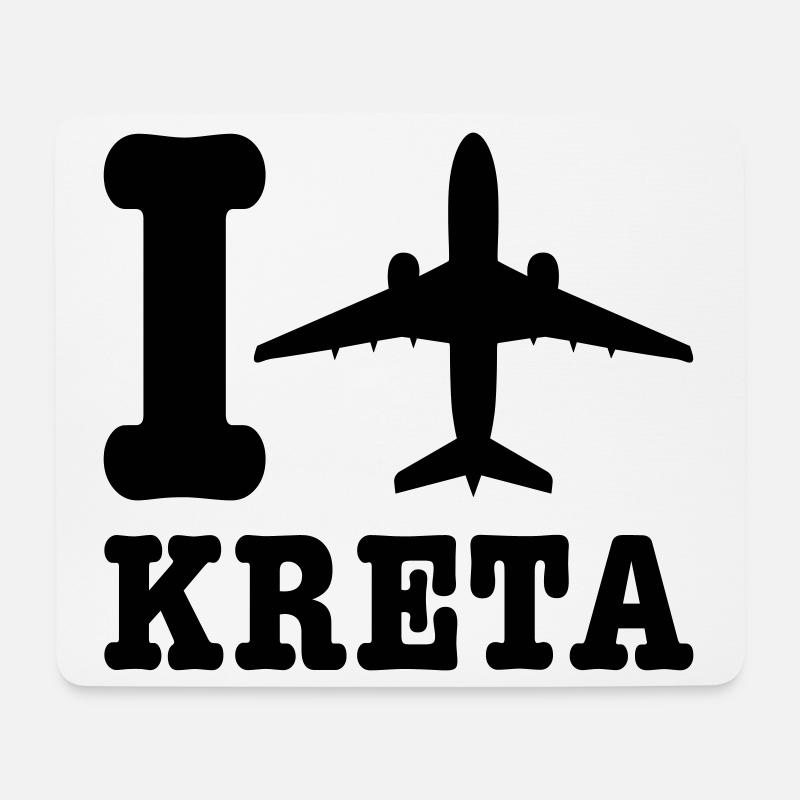 Crete Holidays - Mouse Pad (horizontal) - white