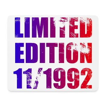 33e anniversaire Edition Limitée 11/1992 - Tapis de souris (format paysage) - blanc - Devant
