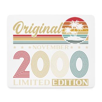 30th Birthday Original November Vintage 2000 - Mouse Pad (horizontal) - white - Front