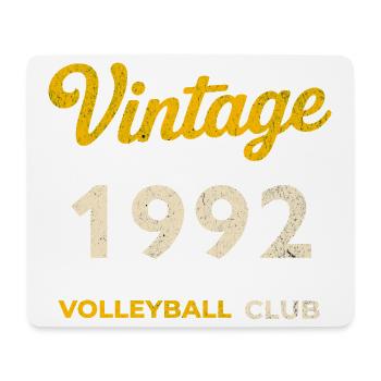 Millésime 1992 – Volleyball Club Rétro Année de naissance - Tapis de souris (format paysage) - blanc - Devant