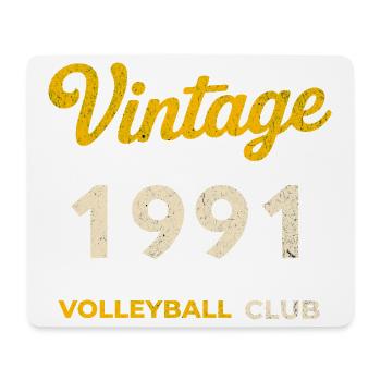 Millésime 1991 – Club de volley-ball Rétro Année de naissance - Tapis de souris (format paysage) - blanc - Devant
