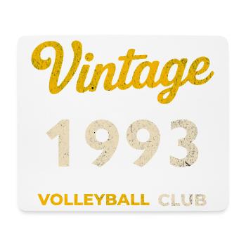 Millésime 1993 – Volleyball Club Rétro Année de naissance - Tapis de souris (format paysage) - blanc - Devant
