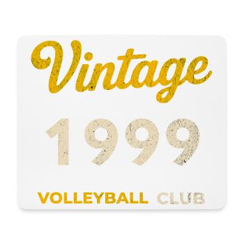 Millésime 1999 – Volleyball Club Rétro Année de naissance - Tapis de souris (format paysage) - blanc - Devant