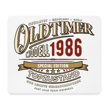 Vintage Model 1986 | Birthday Gift - Mouse Pad (horizontal) - white - Front