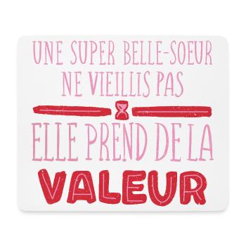 It doesn't age, it increases in value - Mouse Pad (horizontal) - white - Front