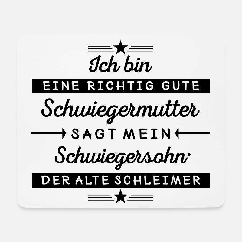 Ich bin eine gute Schwiegermutter - Mousepad (Querformat) - Weiß