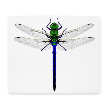 Neon Dragonfly Kybalion Combination Design Woman - Mouse Pad (horizontal) - white - Front