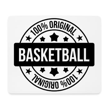 Basket Ball / Basketball / Basktet-Ball / Sport - Tapis de souris (format paysage) - blanc - Devant