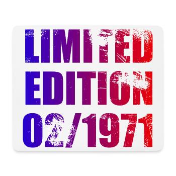 55e anniversaire édition limitée 02/1971 - Tapis de souris (format paysage) - blanc - Devant