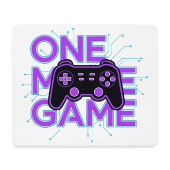 Ein Spielcontroller-Neon-Schaltkreis - Mousepad (Querformat) - Weiß - Vorne