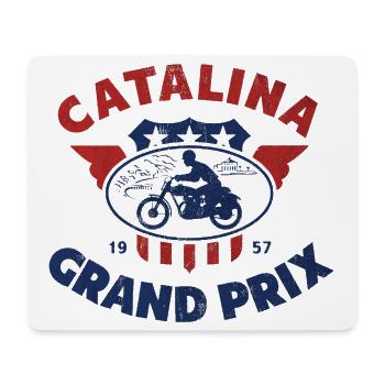 Catalina Grand Prix Vintage Moto 1957 - Mousepad (Querformat) - Weiß - Vorne