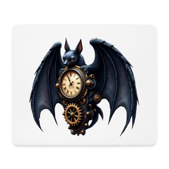 Steampunk-Uhrmacher-Schläger - Mousepad (Querformat) - Weiß - Vorne