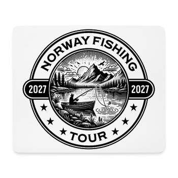 Pêche en Norvège 2027 - Tapis de souris (format paysage) - blanc - Devant