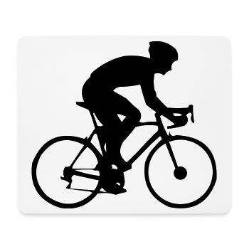 biker - Mouse Pad (horizontal) - white - Front