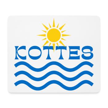 Kottes Sun Waves  - Mouse Pad (horizontal) - white - Front