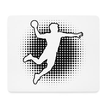 Idée de cadeau pour le joueur de handball avec des sports de balle - Tapis de souris (format paysage) - blanc - Devant