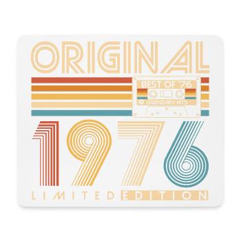 50 Birthday 50 Years 1976 Vintage Born - Mouse Pad (horizontal) - white - Front