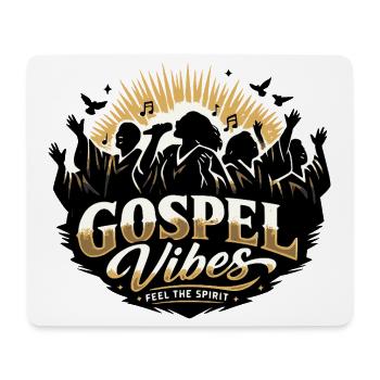 Gospel Vibes - Feel The Spirit - Gospel Chor - Mousepad (Querformat) - Weiß - Vorne