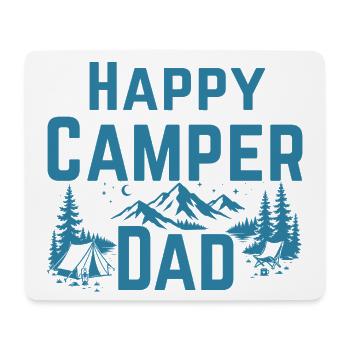 PAPA CAMPEUR HEUREUX - Tapis de souris (format paysage) - blanc - Devant