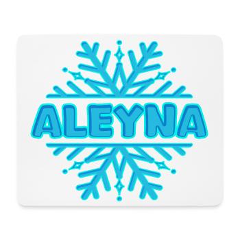 Prénom Aleyna - Tapis de souris (format paysage) - blanc - Devant