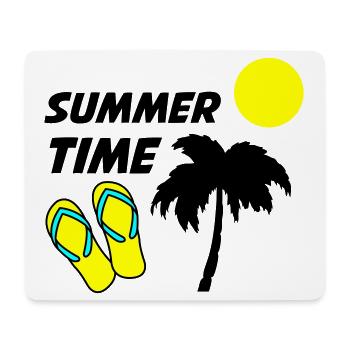Beach flip-flops in the sunlight - Mouse Pad (horizontal) - white - Front