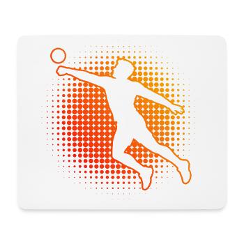 Faustballspielen Geschenkidee für Faustballturnier - Mousepad (Querformat) - Weiß - Vorne