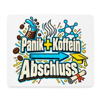 Abi Abschluss Prüfungsstress Koffein Nerd Humor - Mousepad (Querformat) - Weiß - Vorne