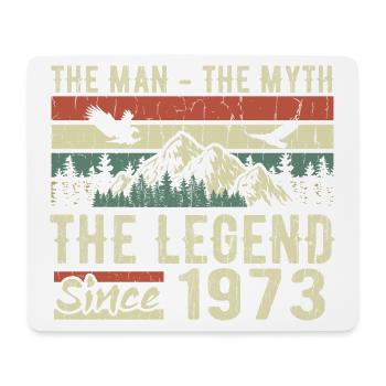 Retro 1973 Vintage - 1973 Birthday Gift - Mouse Pad (horizontal) - white - Front