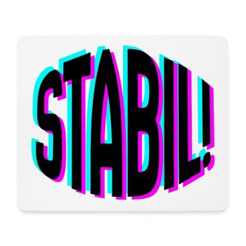 stable - Mouse Pad (horizontal) - white - Front