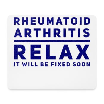 Funny doctors saying arthritis gift - Mouse Pad (horizontal) - white - Front