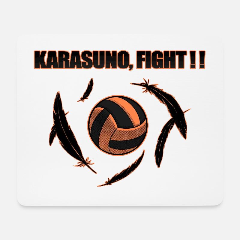 HKY II: Karasuno fight - Mouse Pad (horizontal) - white