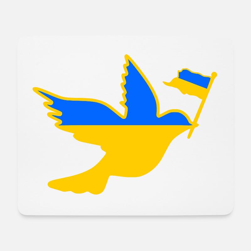 Ukraine - Mousepad (Querformat) - Weiß