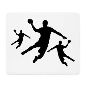 Handball Spieler Team - Mousepad (Querformat) - Weiß - Vorne